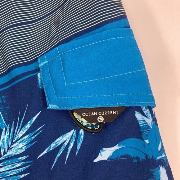 🔥 3/$15 🔥  Ocean Current Mens Comfort Stretch Cargo Board Shorts Large - Picture 3 of 5